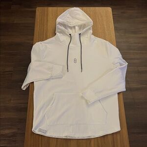 Nisolo Ivory Hoodie with Dark Strings